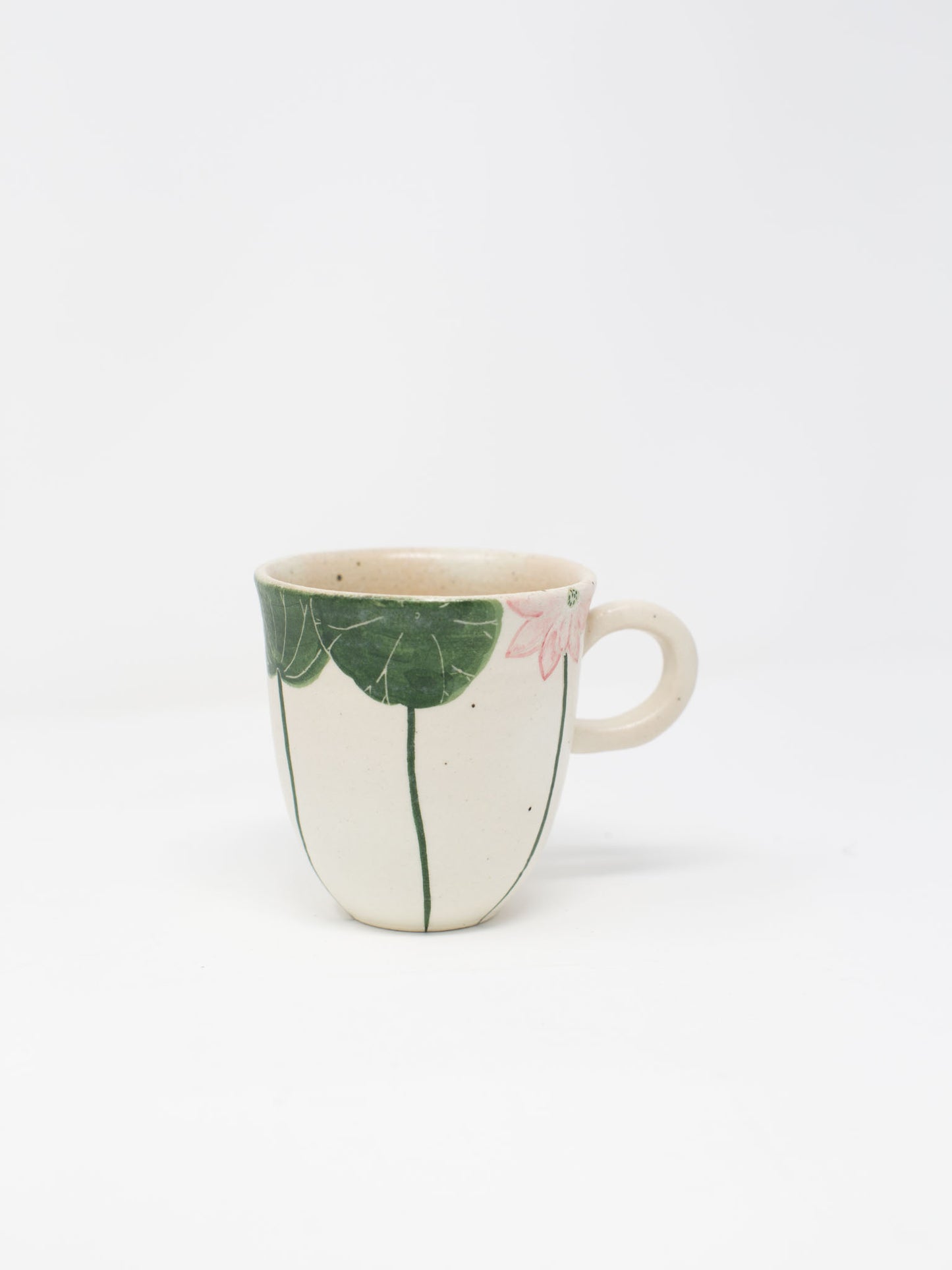 Pink Lotus Mug by Momoko Otani (大谷桃子)