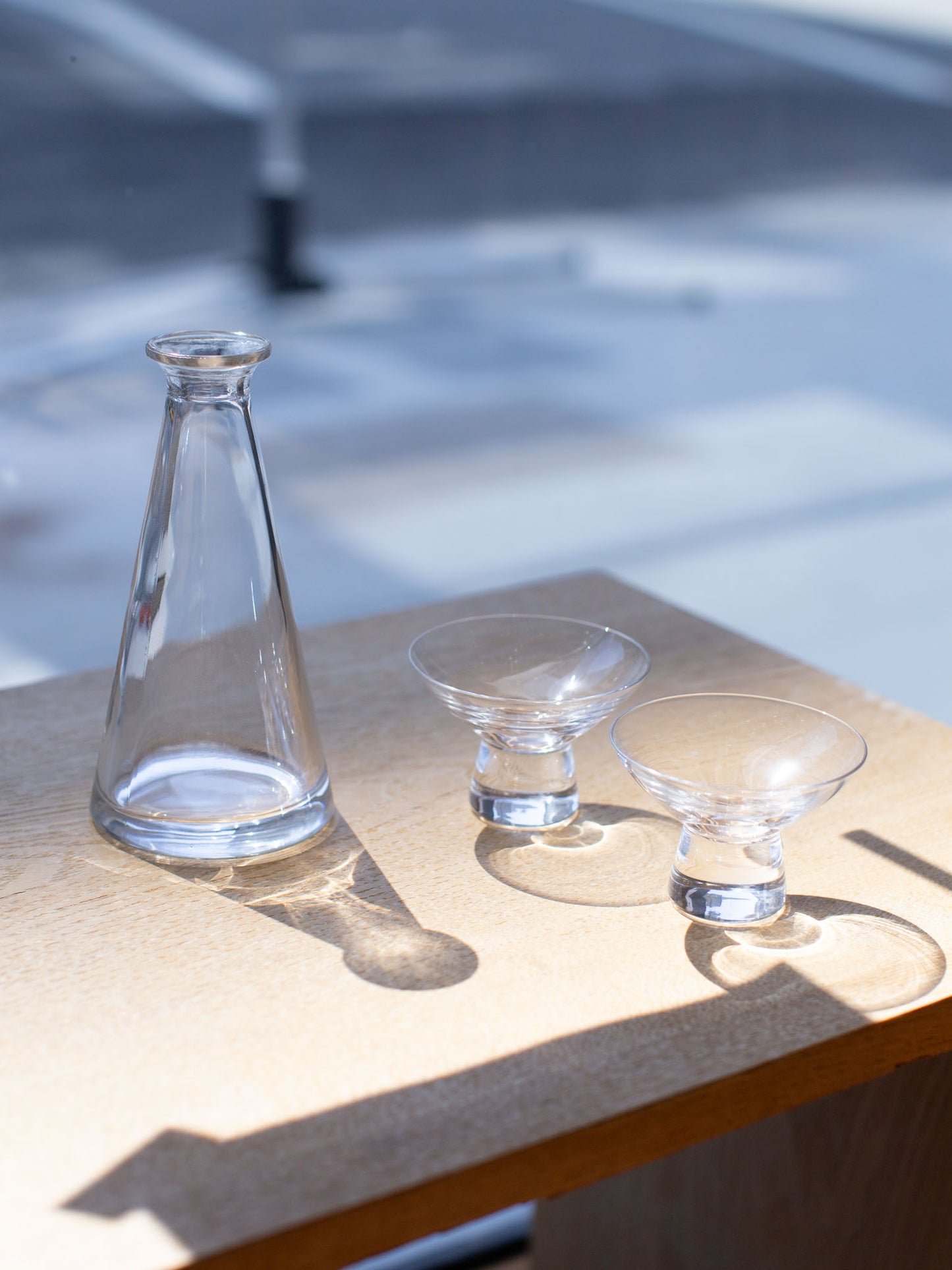 HIROTA Edo Kiriko Sake Set (Clear)