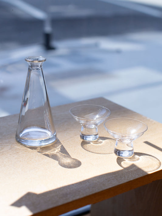 HIROTA Edo Kiriko Sake Set (Clear)