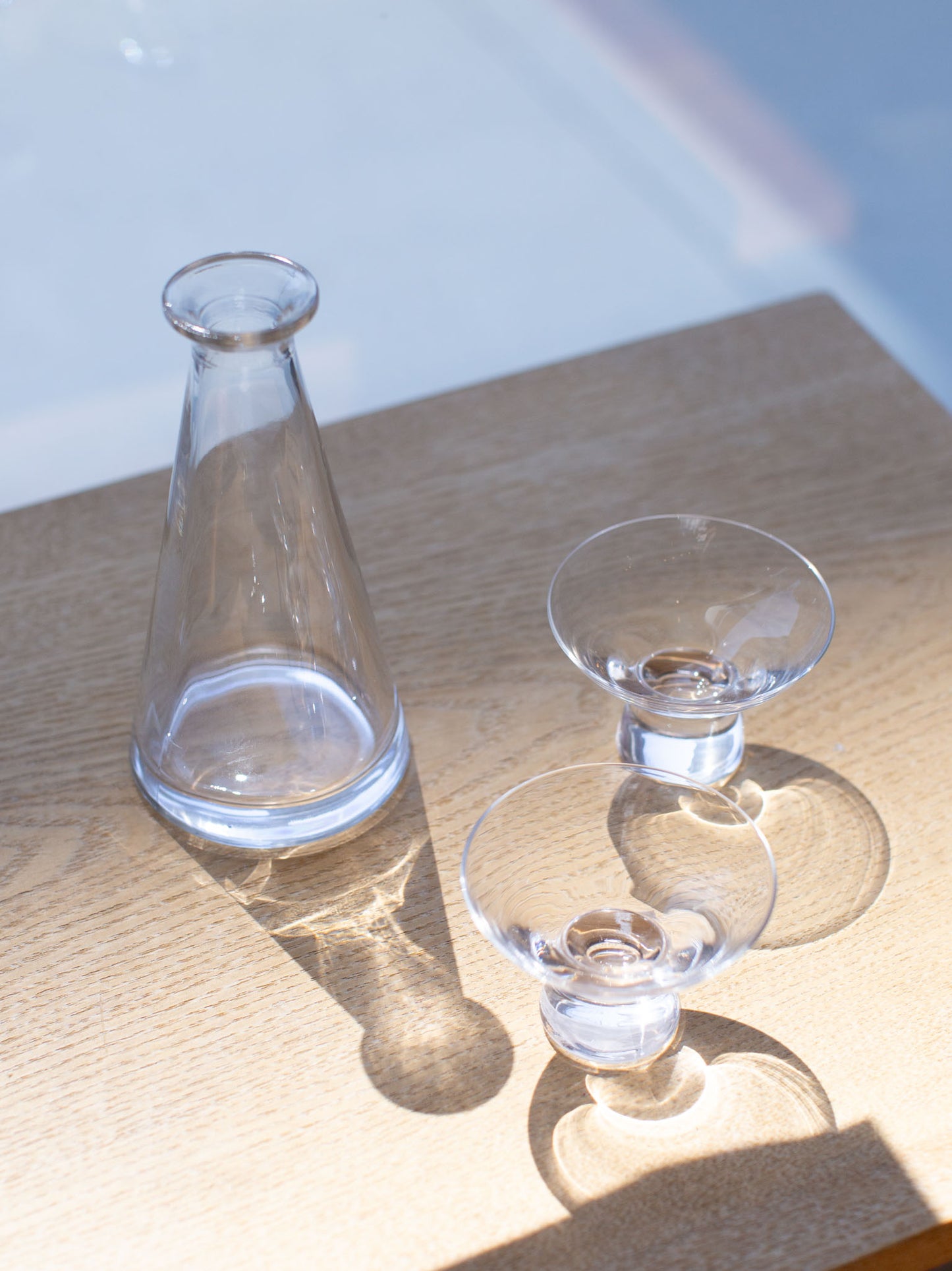HIROTA Edo Kiriko Sake Set (Clear)