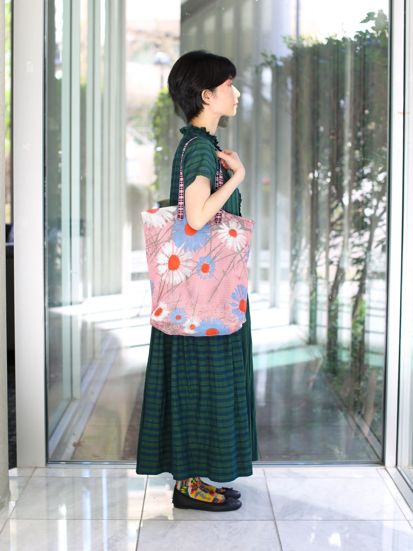 ÉPICE Paris KANPUR Tote Bag 2581 (B-Primrose, Big)