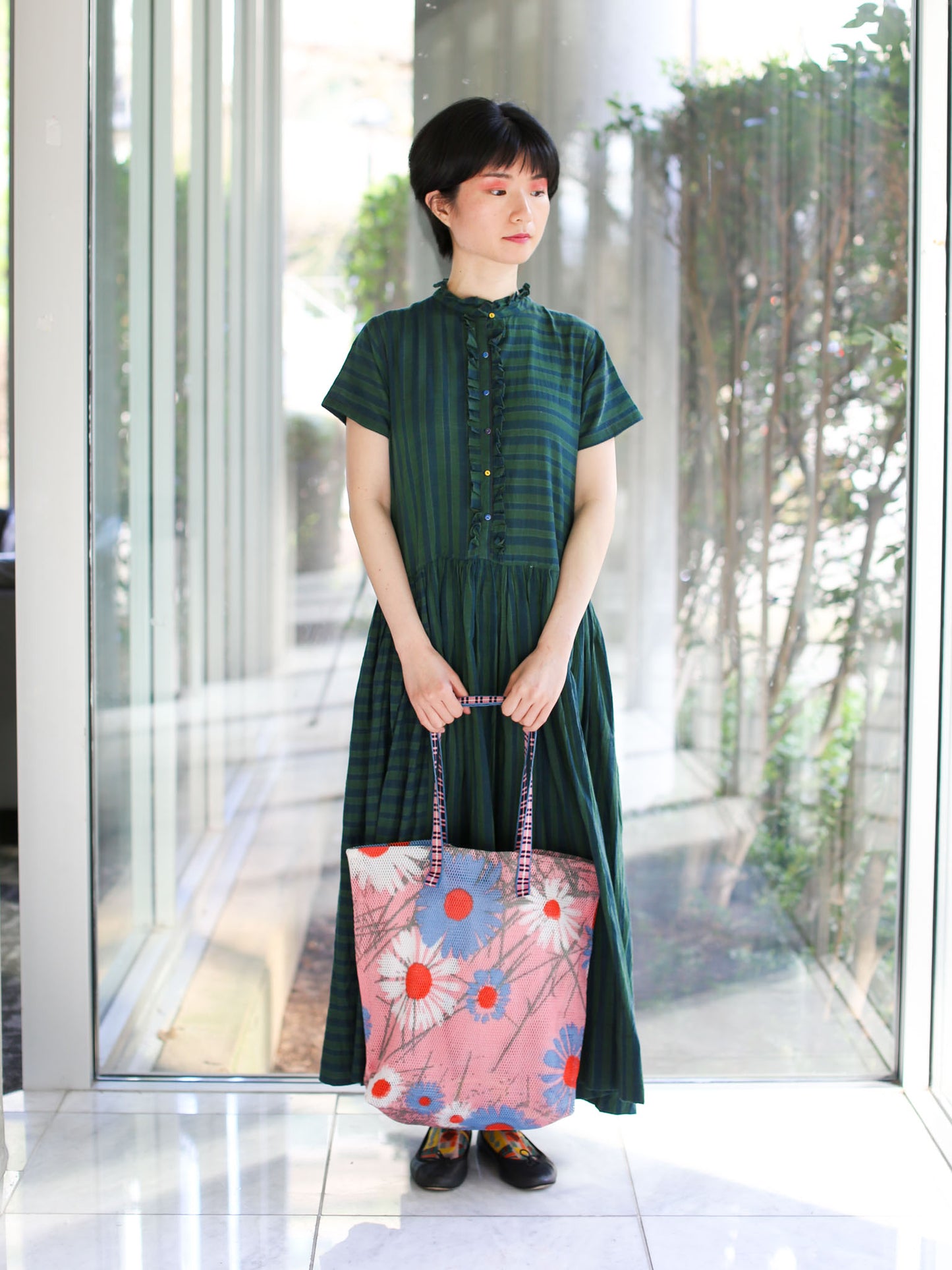 ÉPICE Paris KANPUR Tote Bag 2581 (B-Primrose, Big)