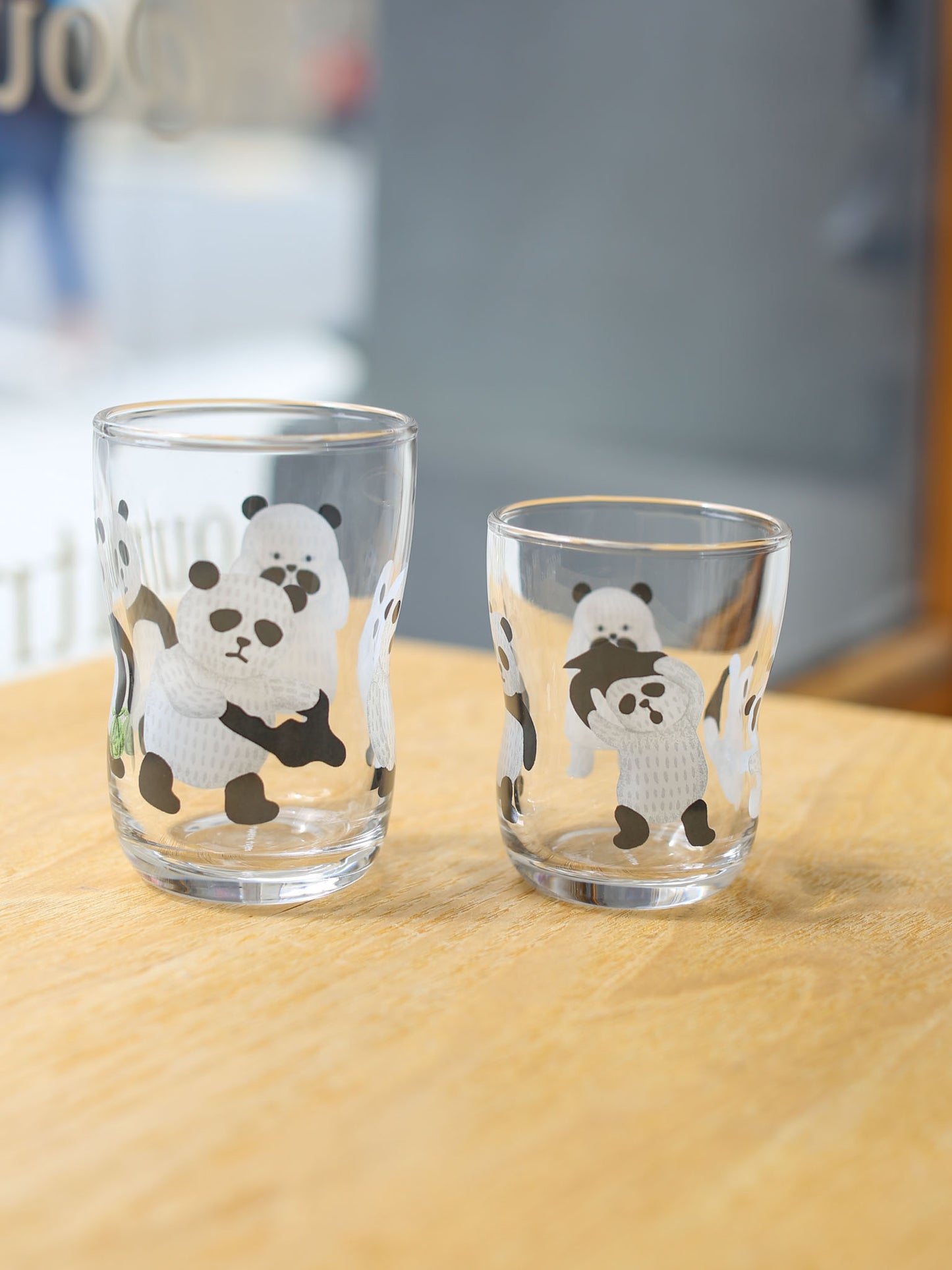 Aderia Panda Onsen Glass - Set of 2