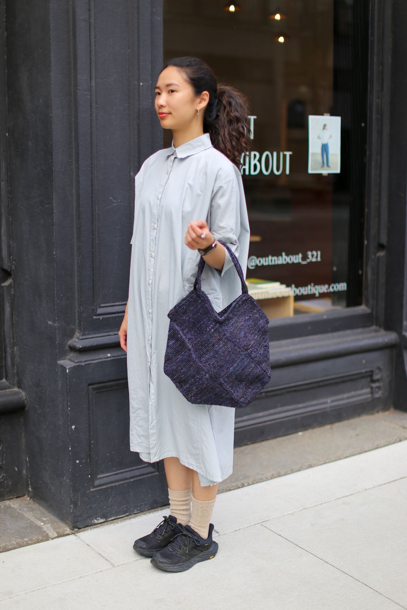 Sophie Digard Handmade Bag - Carbon Blue (S042/13/L/R)