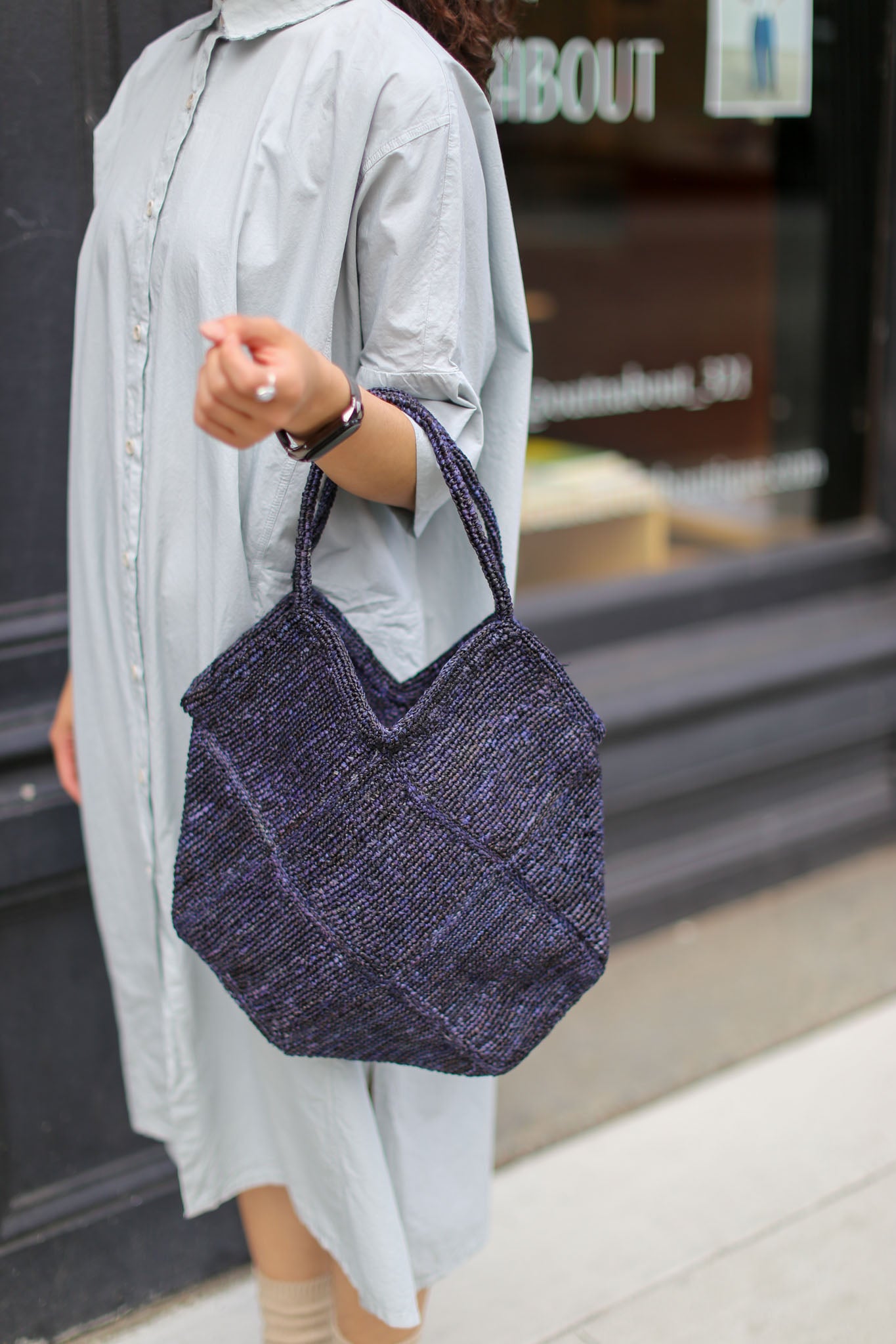 Sophie Digard Handmade Bag - Carbon Blue (S042/13/L/R)