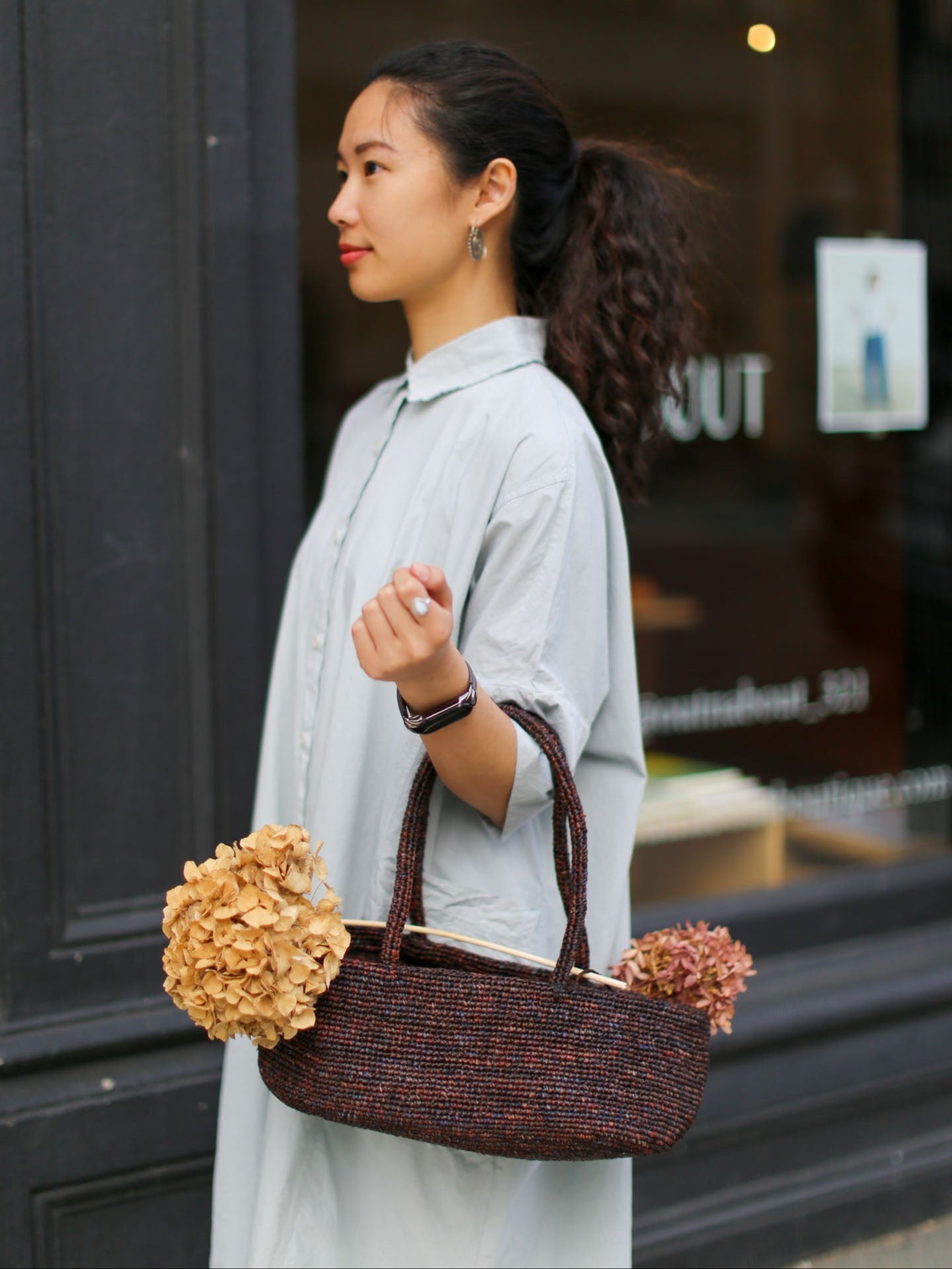 Fuga Fuga Knitted Cap - Brown