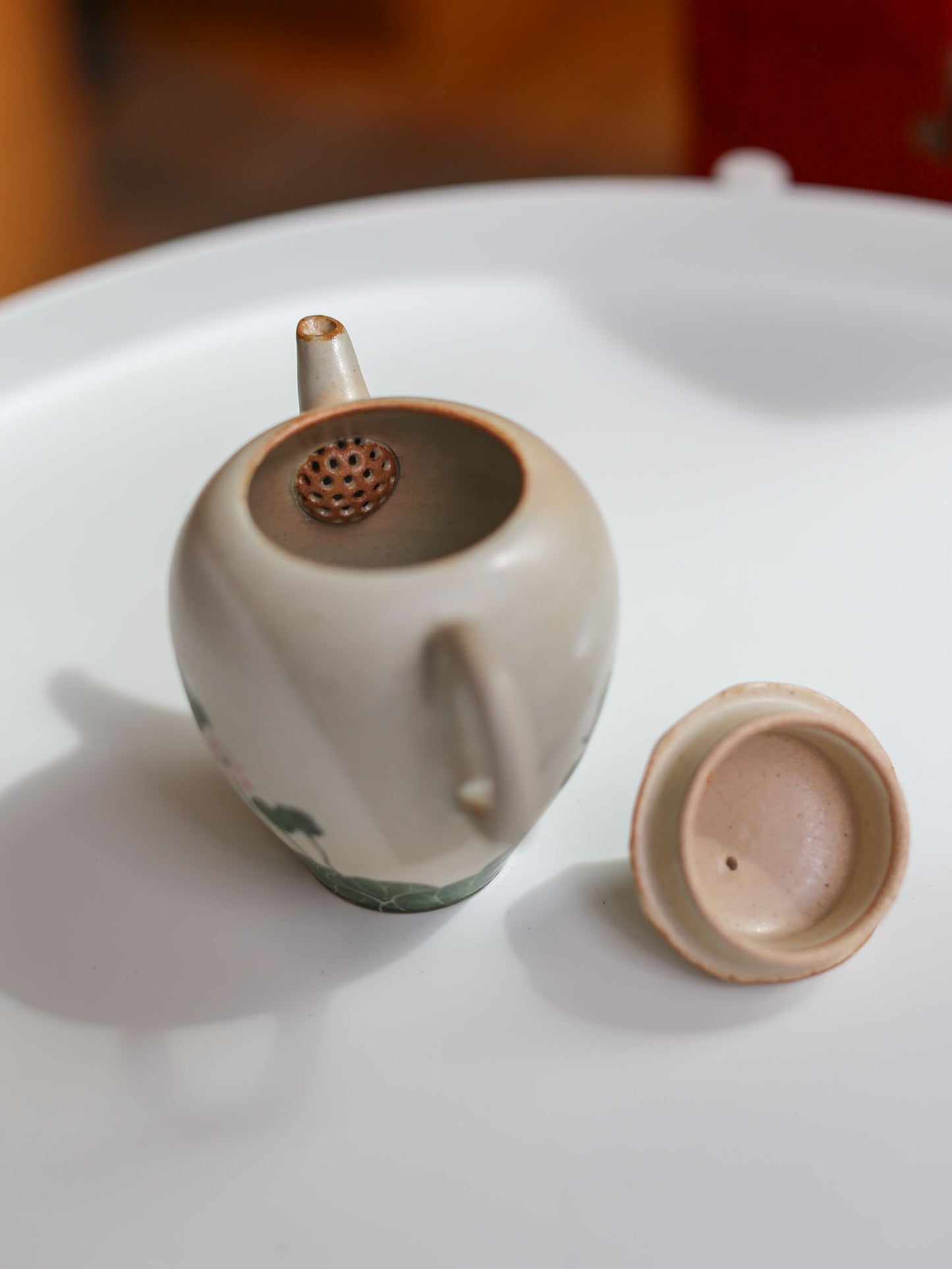 Pink Lotus Teapot by Otani Momoko (大谷桃子)