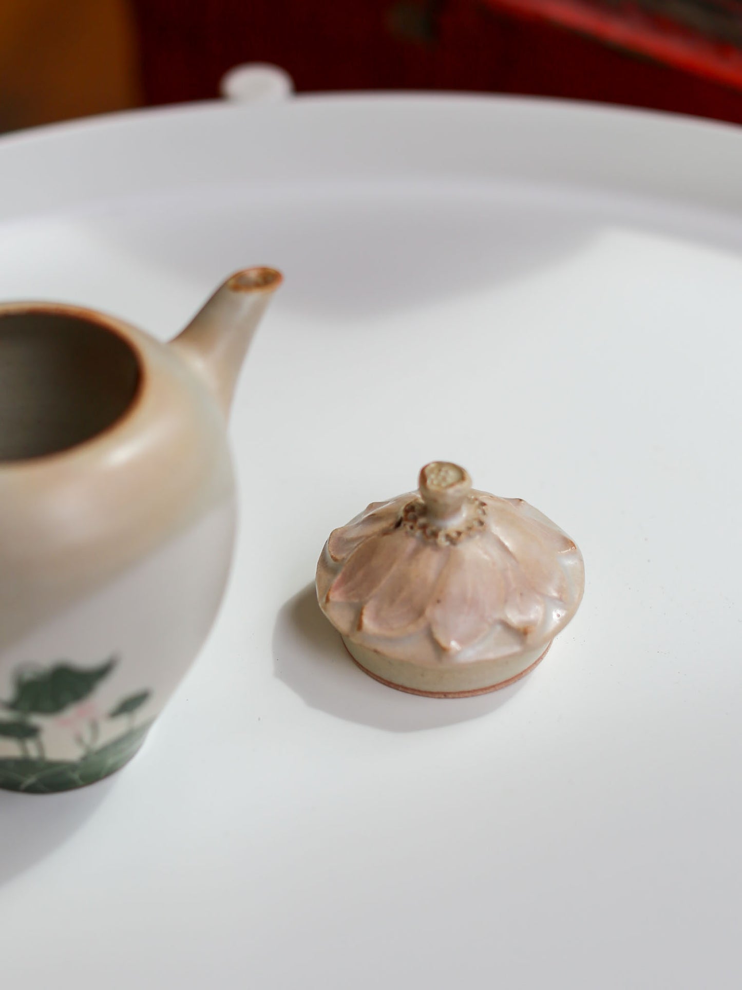Pink Lotus Teapot by Otani Momoko (大谷桃子)