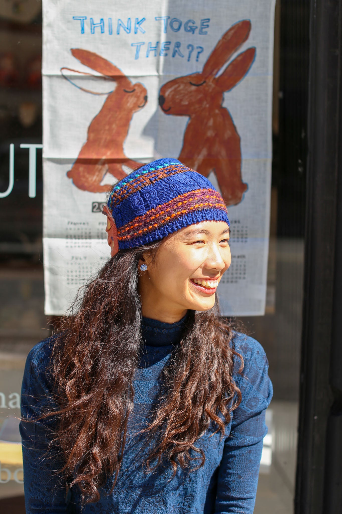 M. & Kyoko Head Band - Dark Blue (BEA01453WA)
