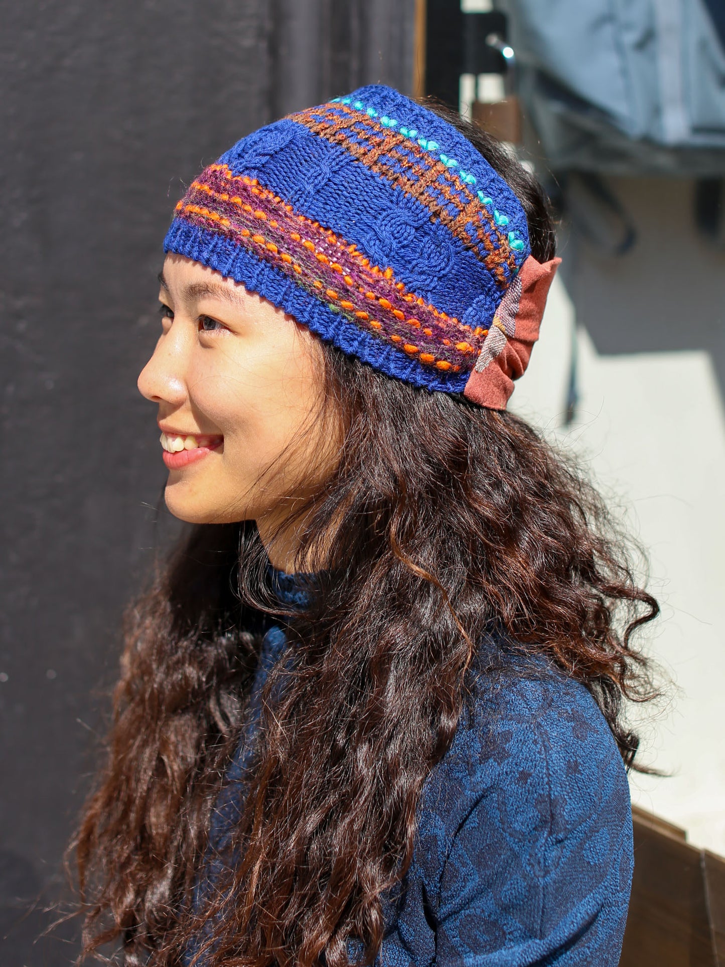 M. & Kyoko Head Band - Dark Blue (BEA01453WA)