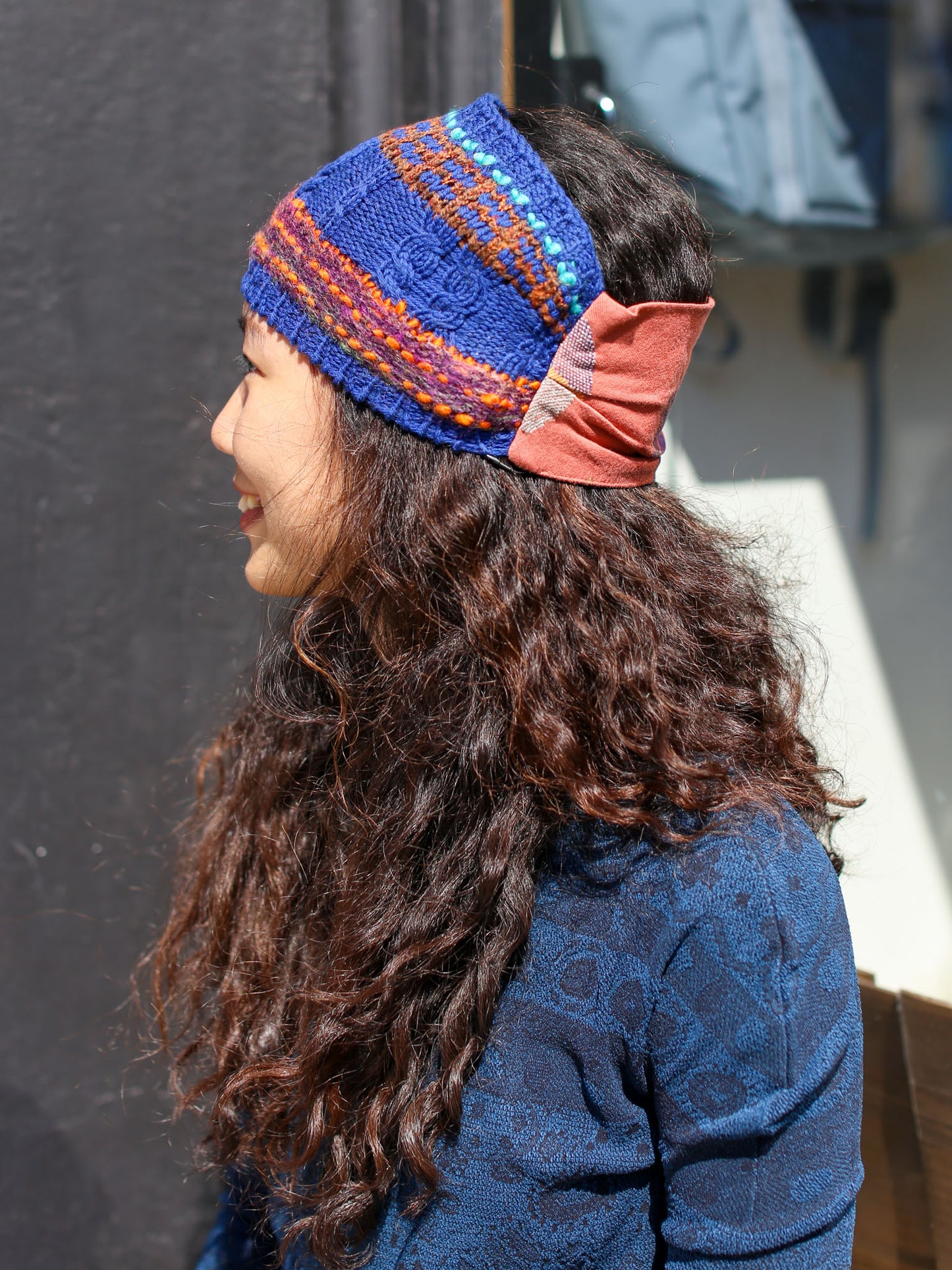 M. & Kyoko Head Band - Dark Blue (BEA01453WA)