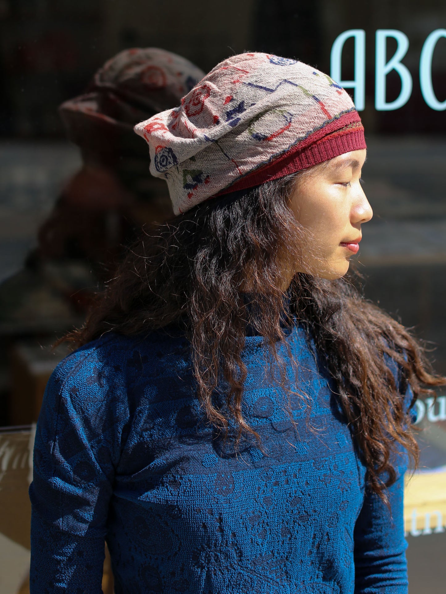 Fuga Fuga Knitted Cap - Beige (7405)