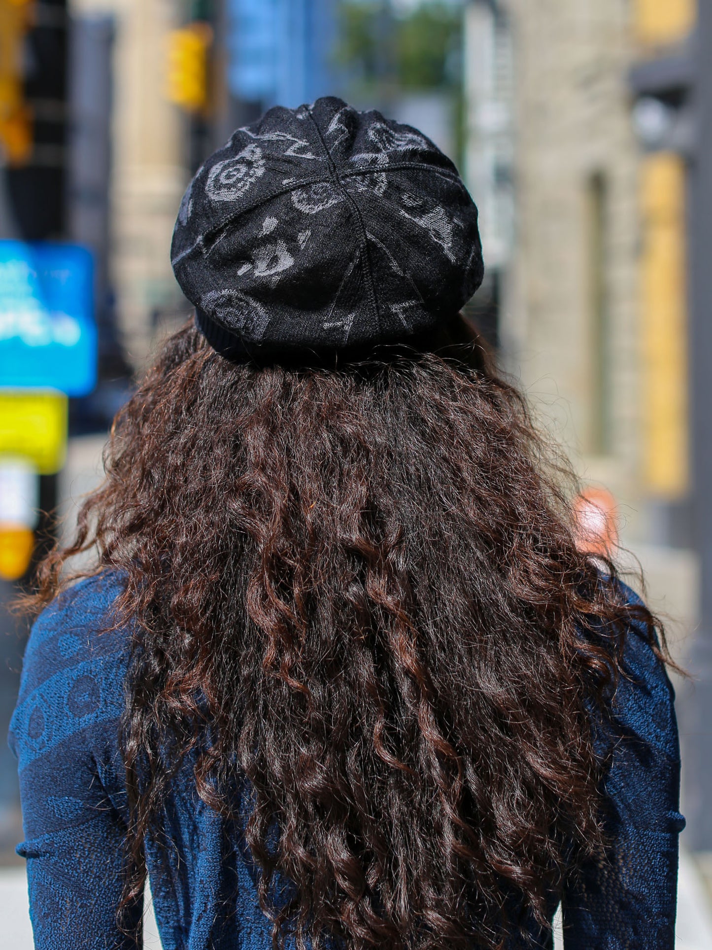 Fuga Fuga Knitted Cap - Black (7405)