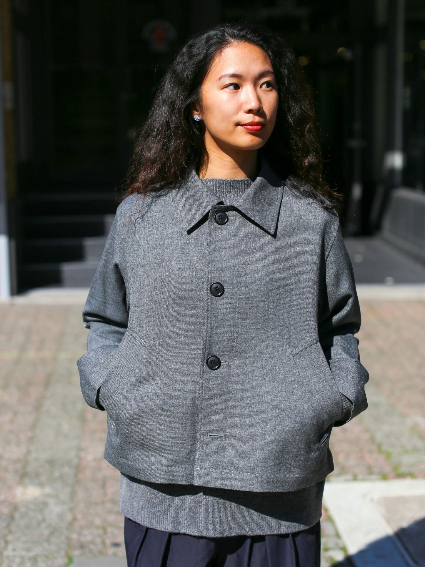 Nicholson & Nicholson Romeo Wool Jacket - Heavy Gray