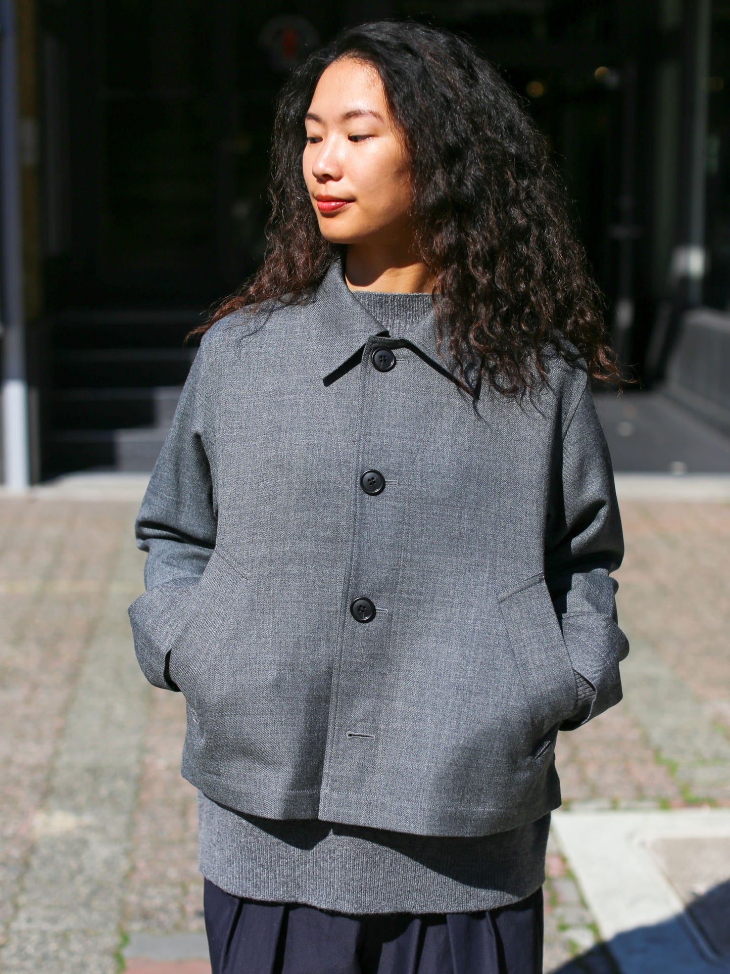 Nicholson & Nicholson Romeo Wool Jacket - Heavy Gray