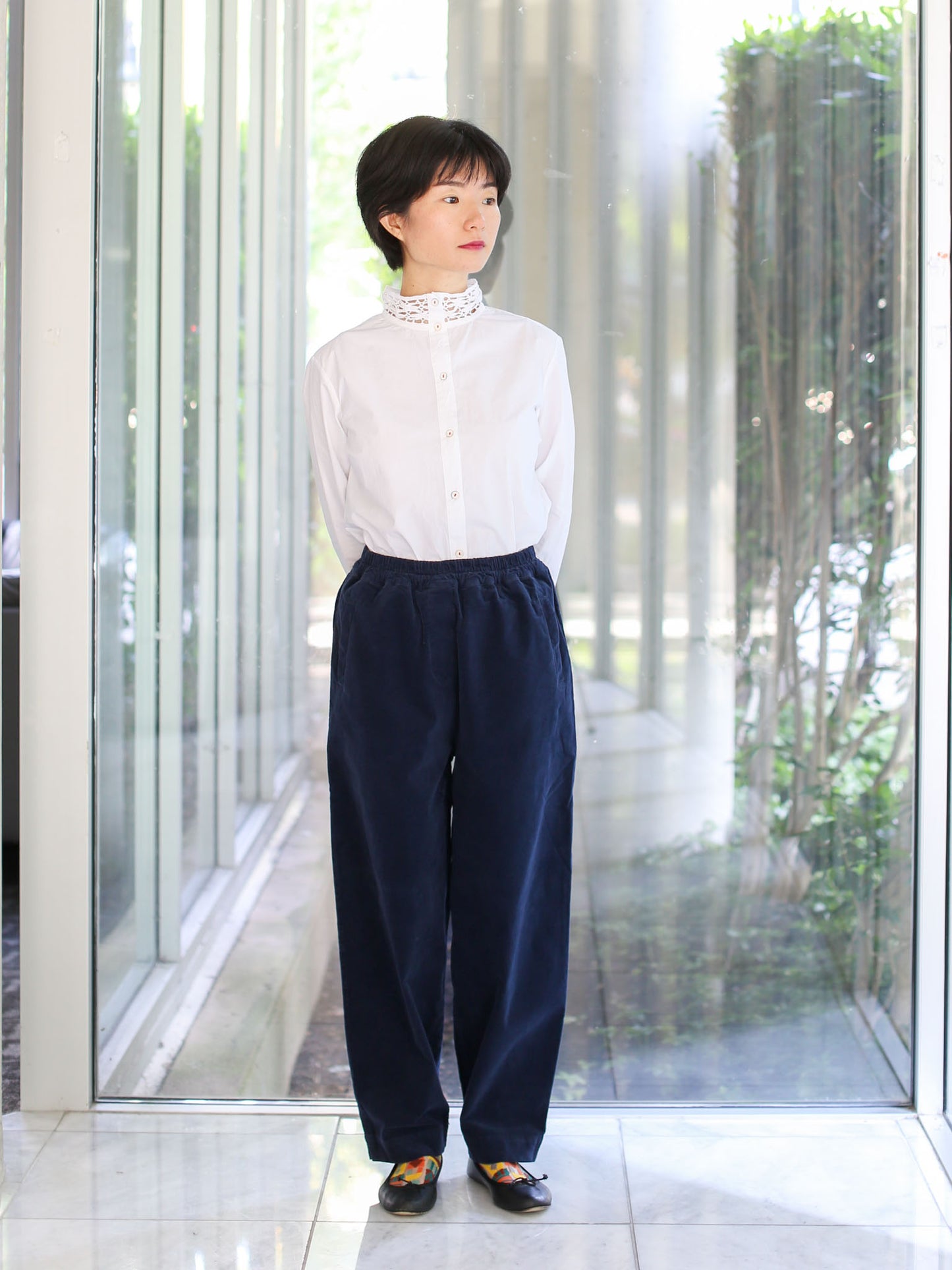 Hannoh Wessel Pants Pedra - Navy