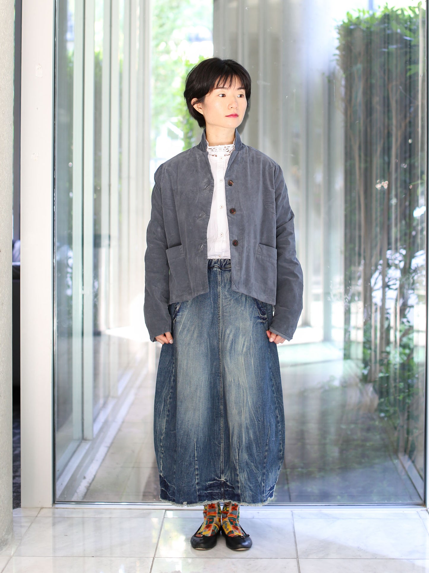 Hannoh Wessel Jacket Vroni - Zinc