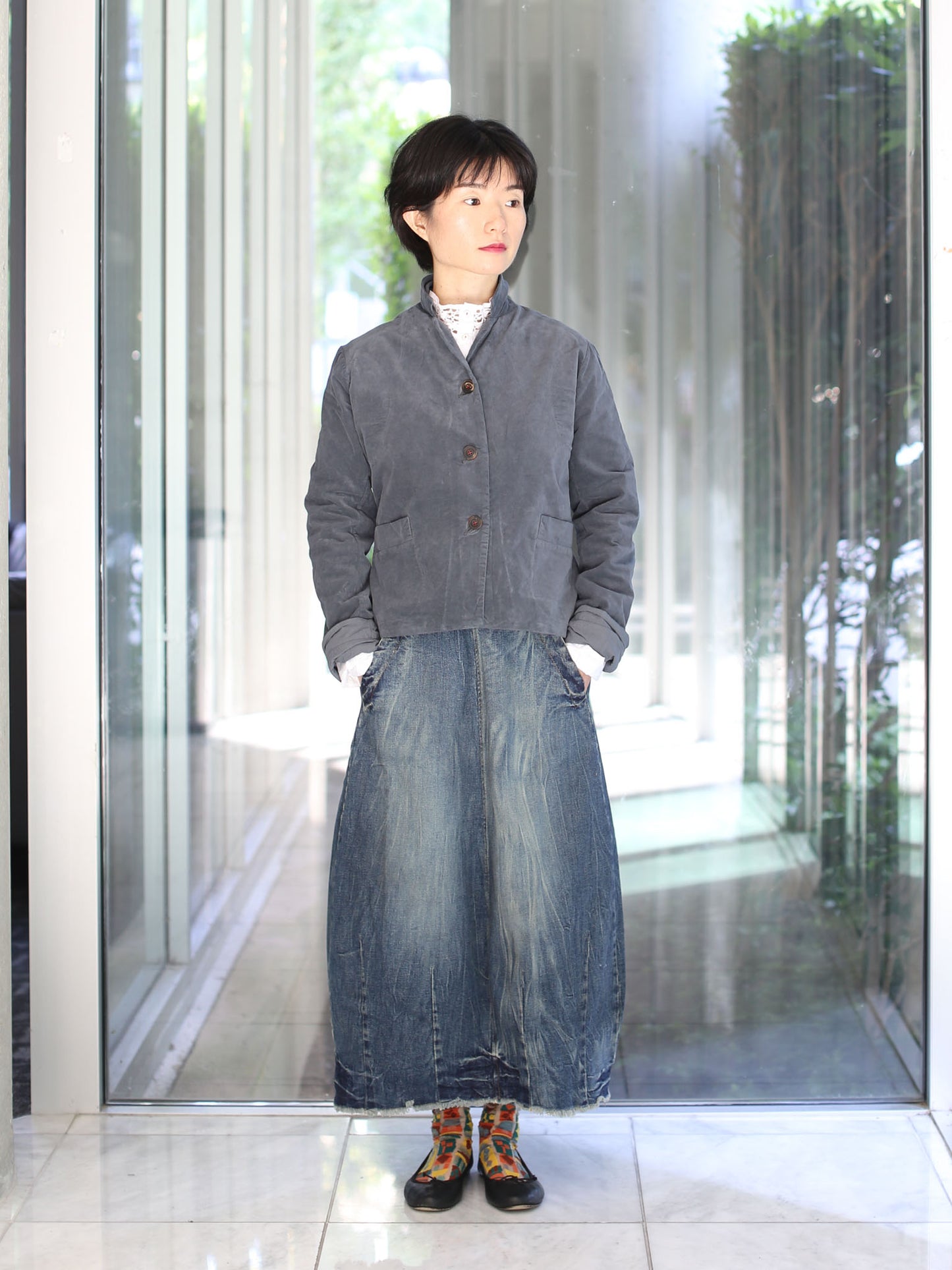 Hannoh Wessel Jacket Vroni - Zinc