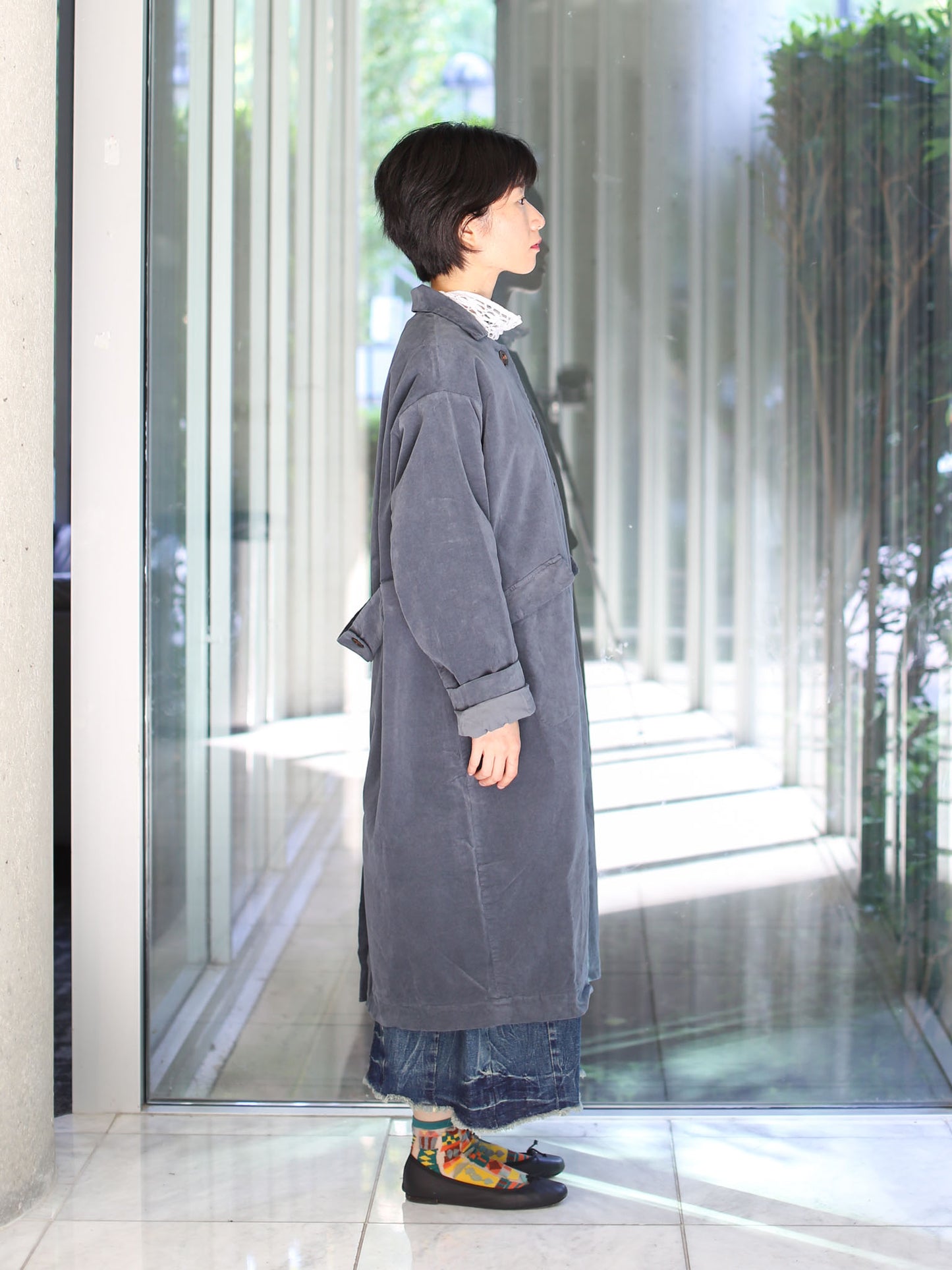 Hannoh Wessel Coat Melanie - Zinc