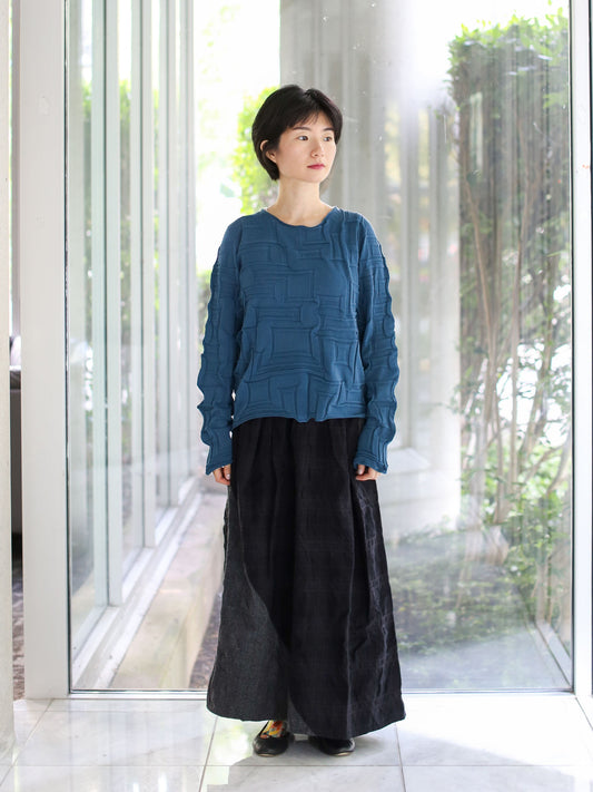 M. & Kyoko Knitted Pullover - Dark Blue (1461)