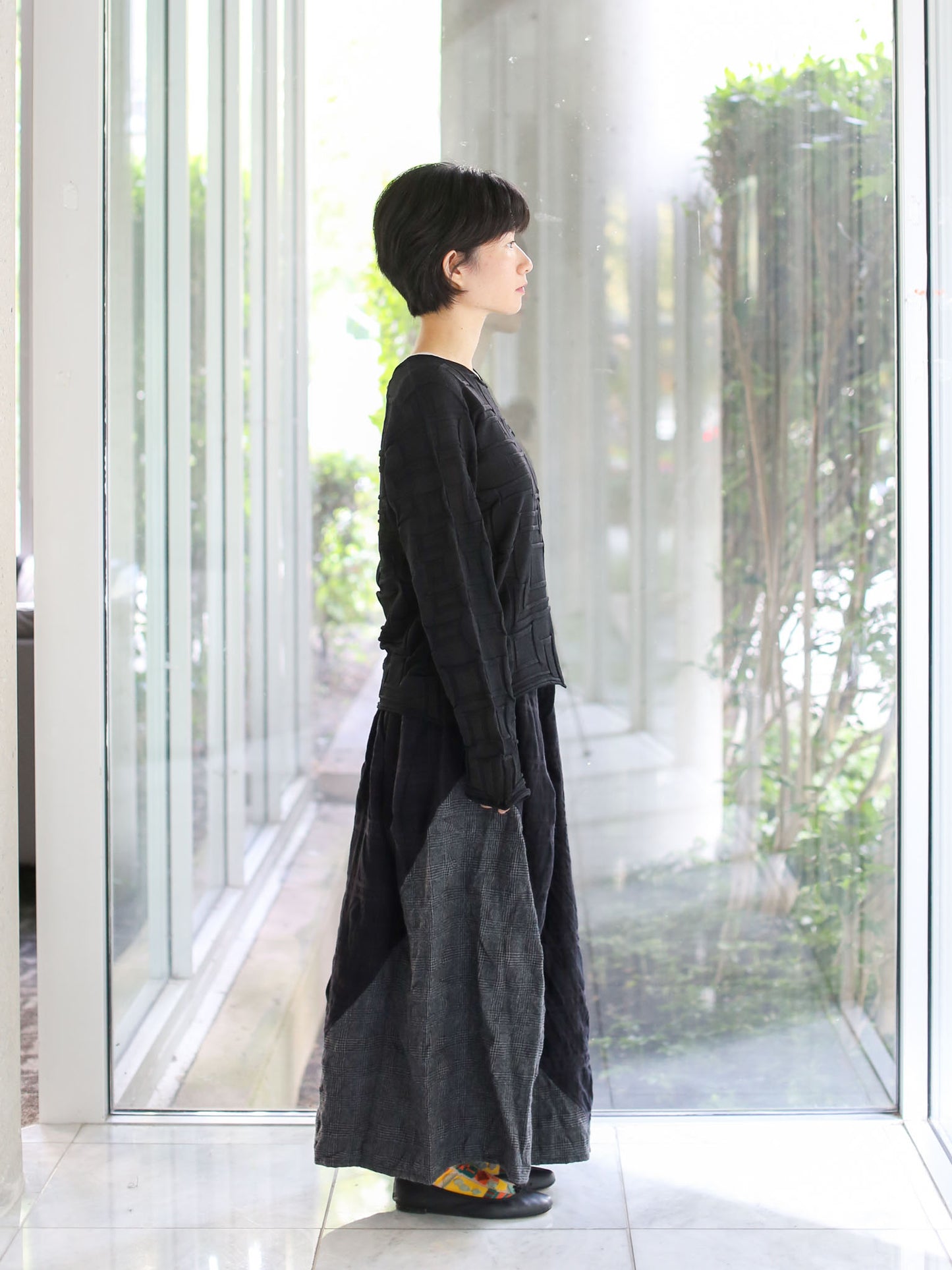 M. & Kyoko Knitted Pullover - Black (1461)