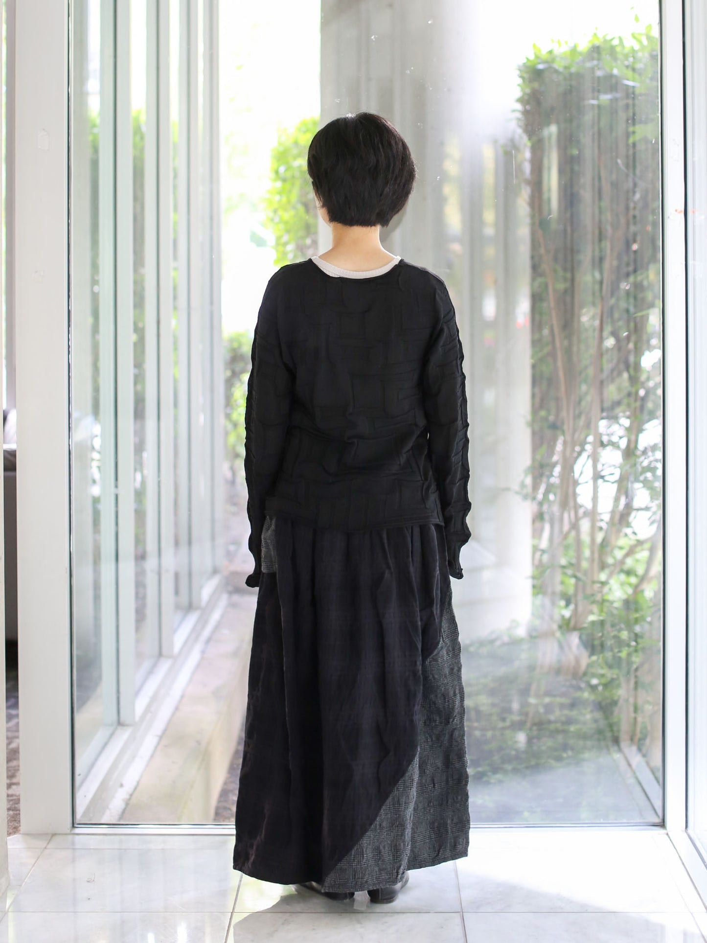 M. & Kyoko Knitted Pullover - Black (1461)
