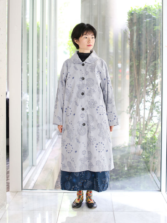 M. & Kyoko woven Coat - Light Grey (1482)