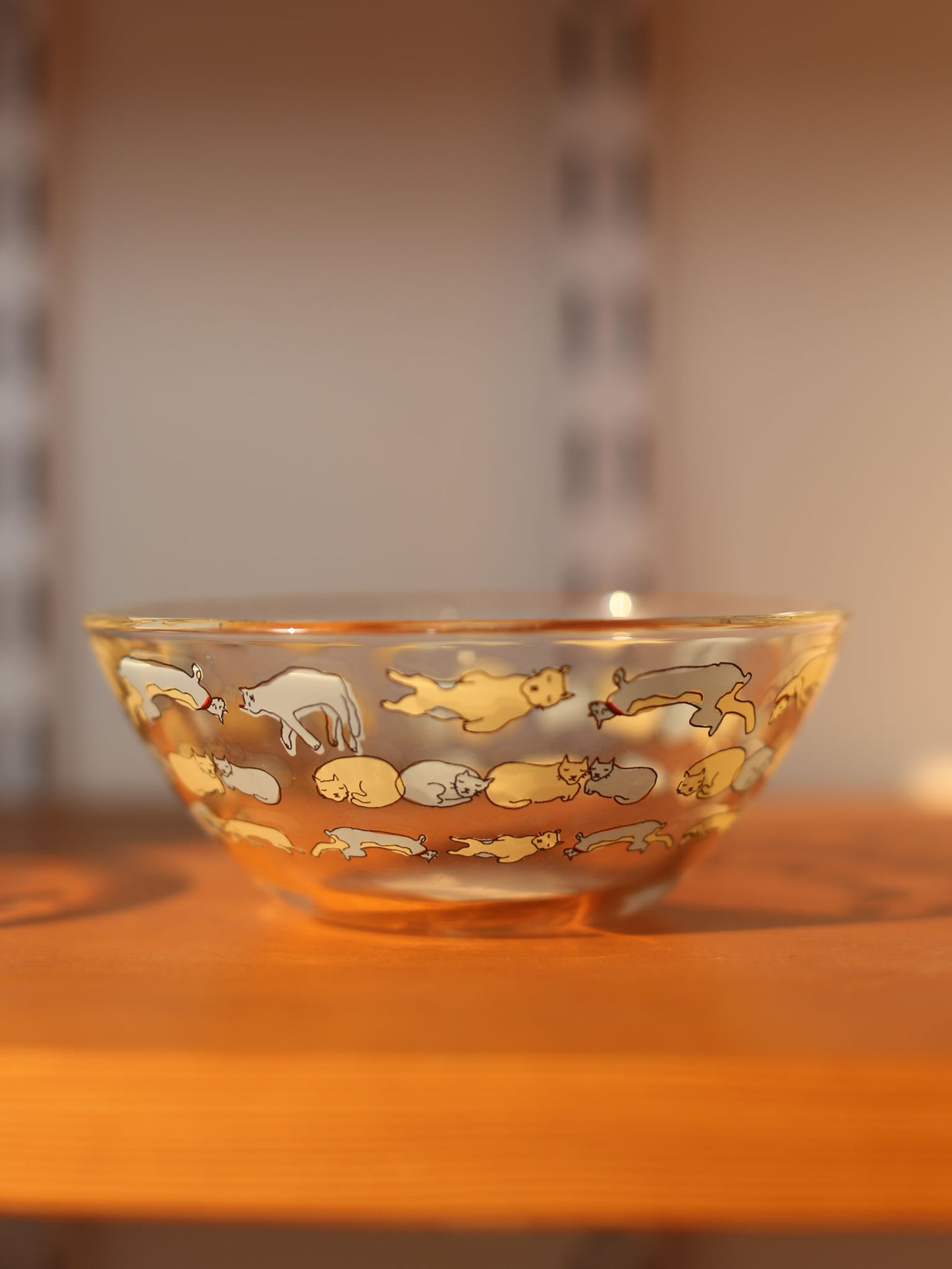 Aderia Cat Glass Bowl - 2 Colours