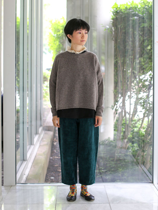 Apuntob Cashmere/Alpaca Sweater - Walnut
