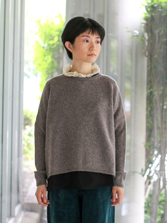 Apuntob Cashmere/Alpaca Sweater - Walnut