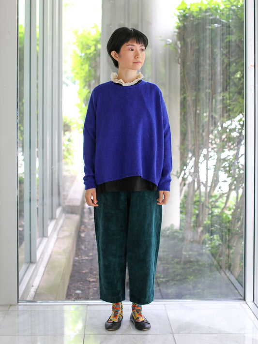 Apuntob Cashmere/Alpaca Sweater - Electric Blue