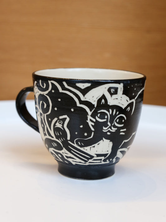 Misao Yajima Kakiotoshi Mug - No.9 (矢島操)