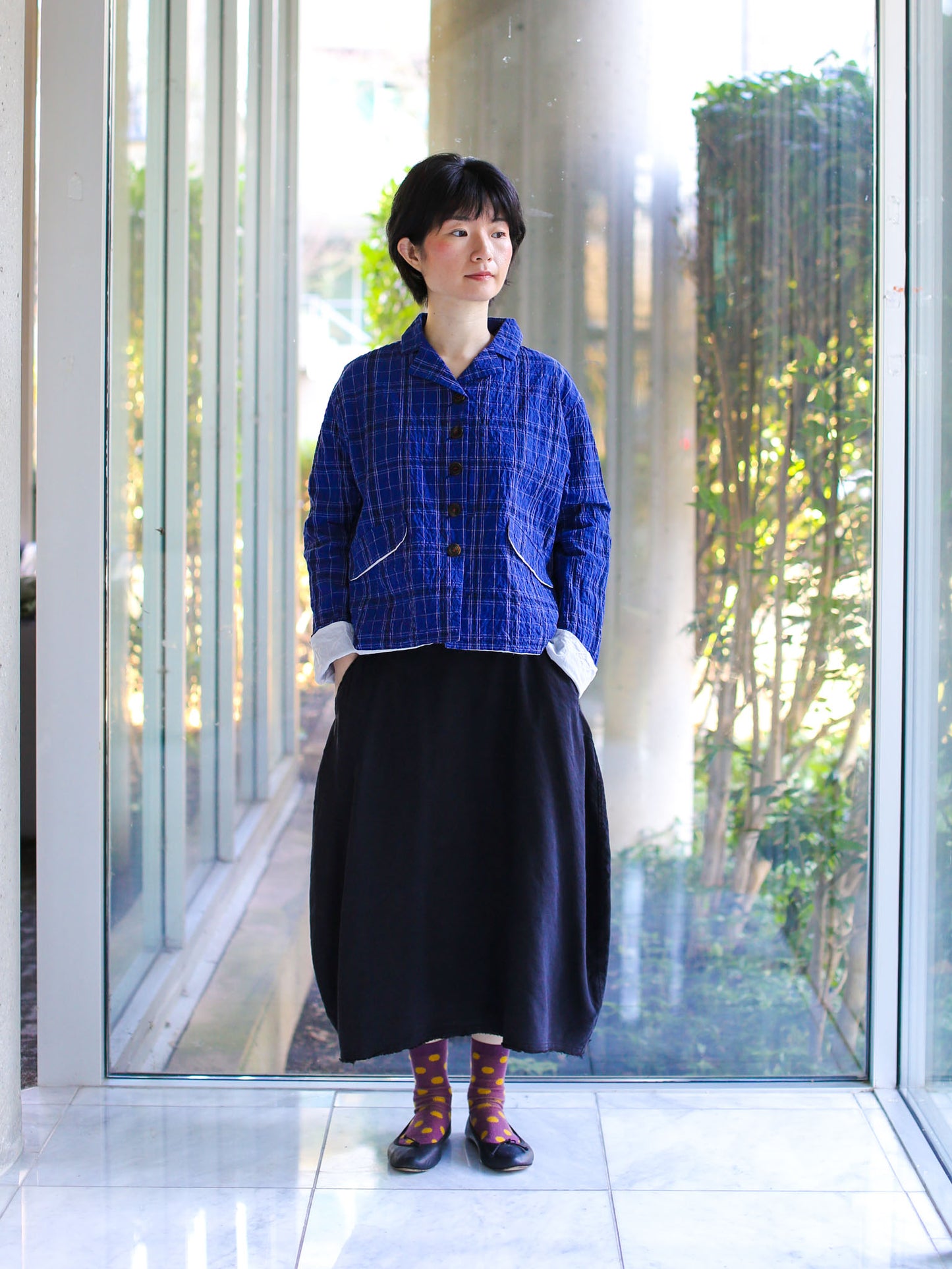 Hannoh Wessel Jacket Juliana - Blue Check