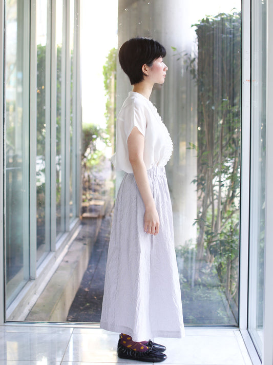 Nicholson & Nicholson Mira-CC Skirt - Grey Stripe