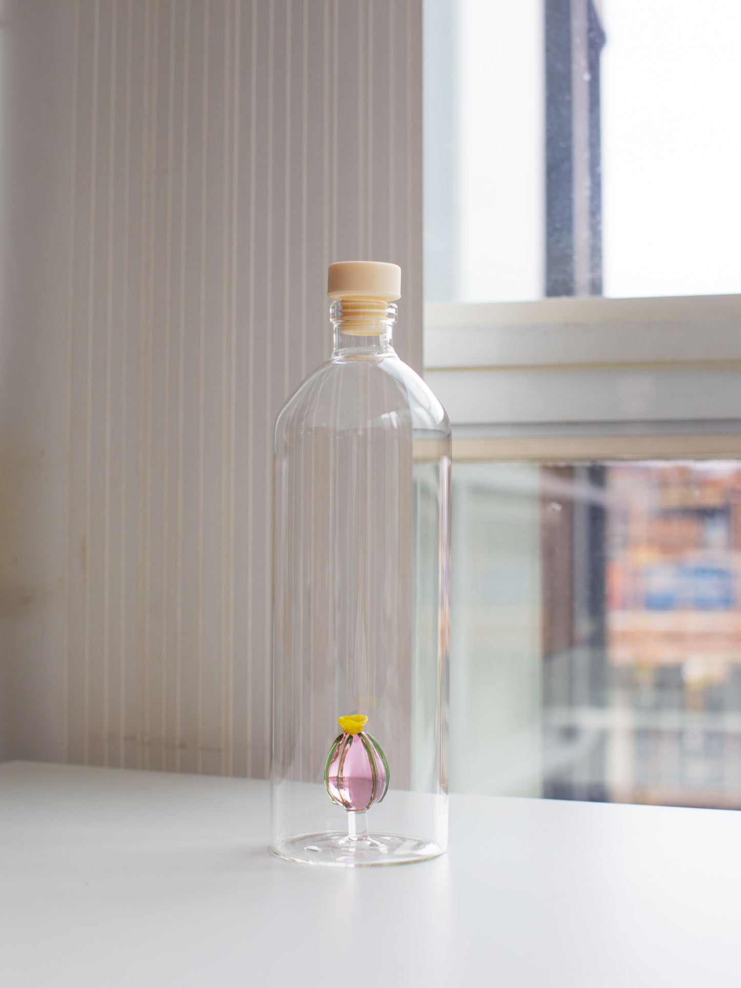 ICHENDORF Milano Desert Plant Water Bottle (Cactus Pink Flower)
