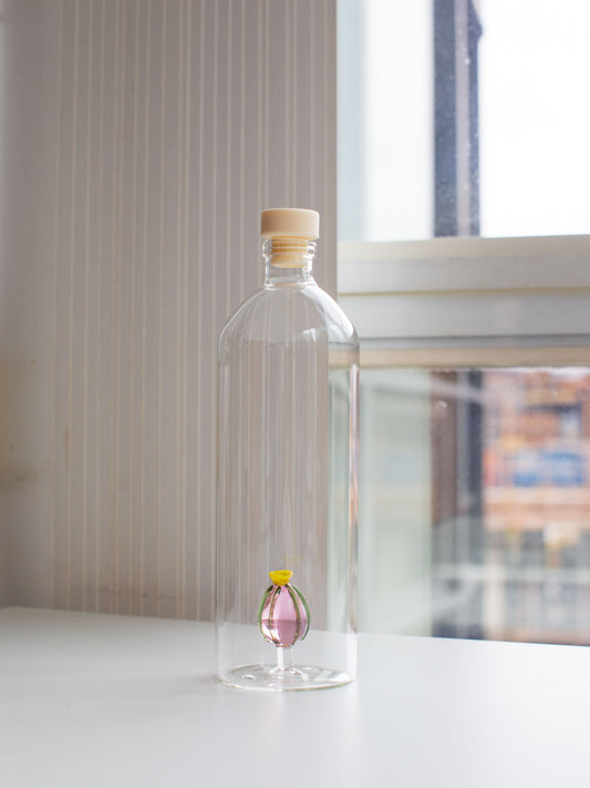 ICHENDORF Milano Desert Plant Water Bottle (Cactus Pink Flower)
