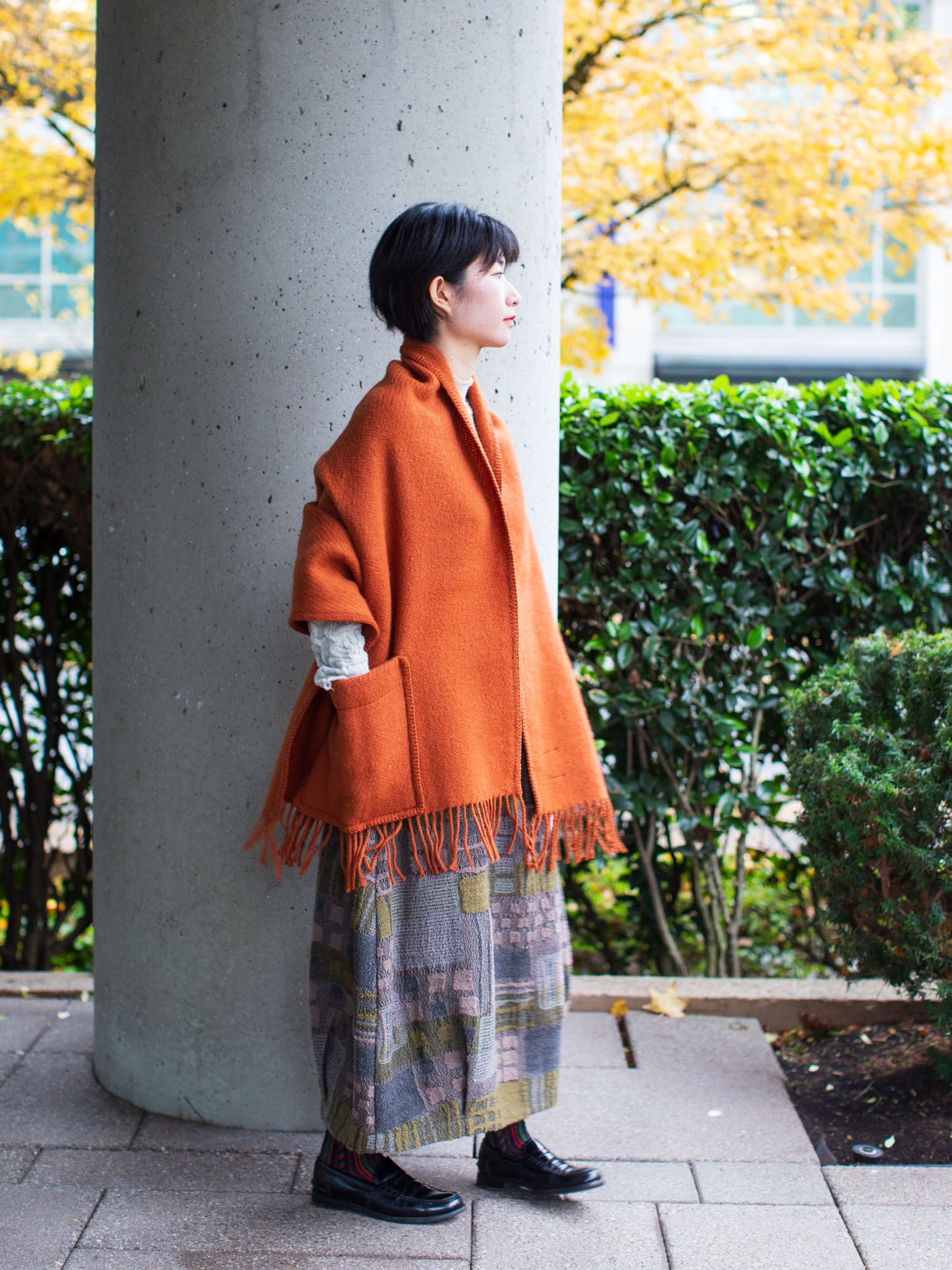 Lapuan Kankurit UNI Pocket Shawl (Cinnamon)