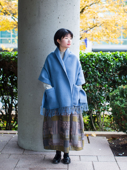 Lapuan Kankurit UNI Pocket Shawl (Rainy Blue)