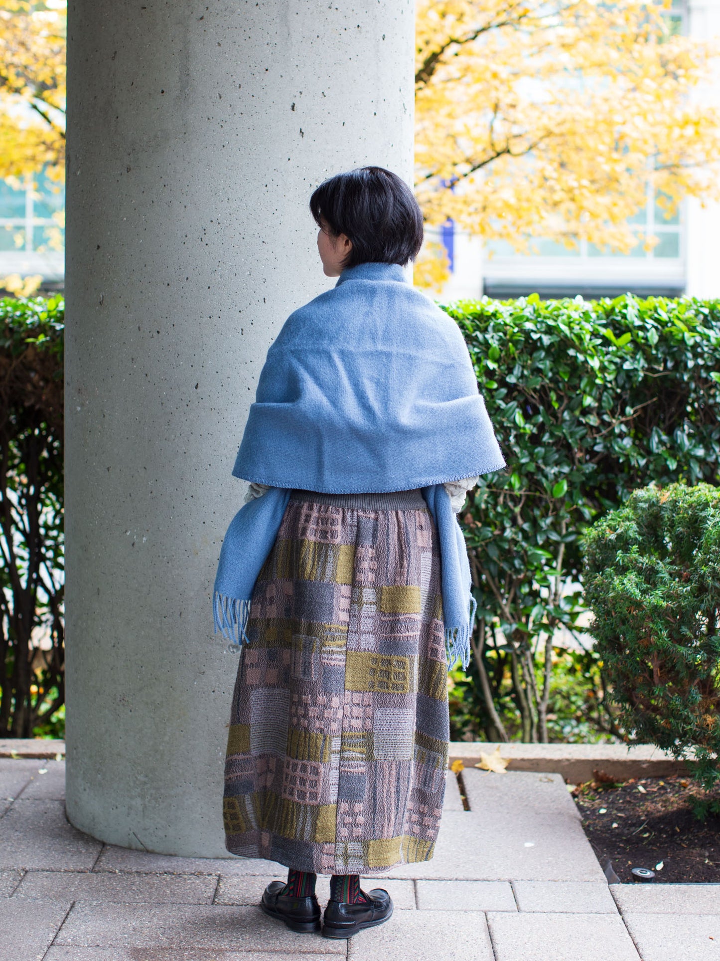 Lapuan Kankurit UNI Pocket Shawl (Rainy Blue)