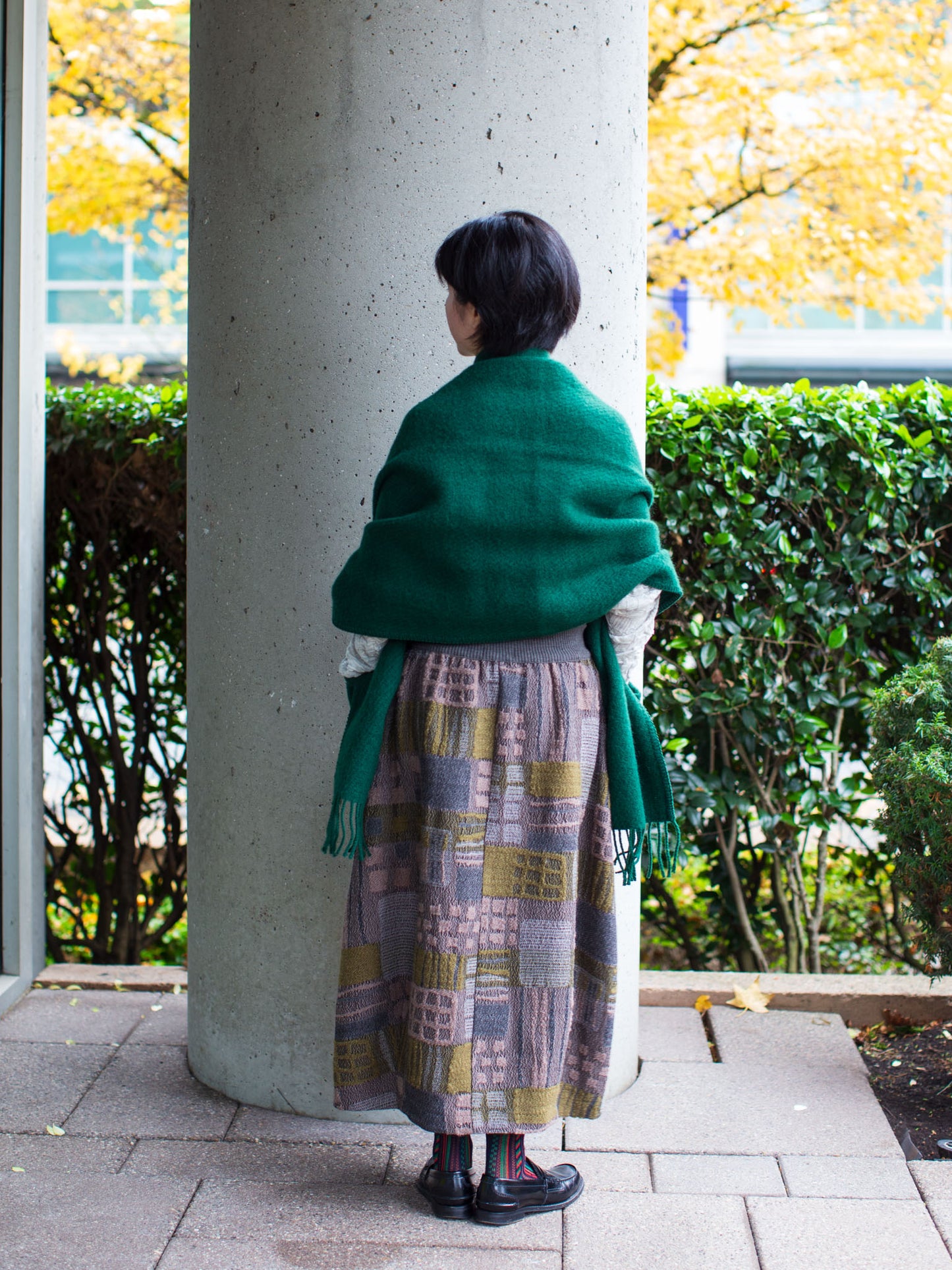 Lapuan Kankurit UNI Pocket Shawl (Forest Green)