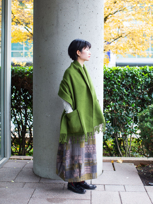 Lapuan Kankurit UNI Pocket Shawl (Olive)