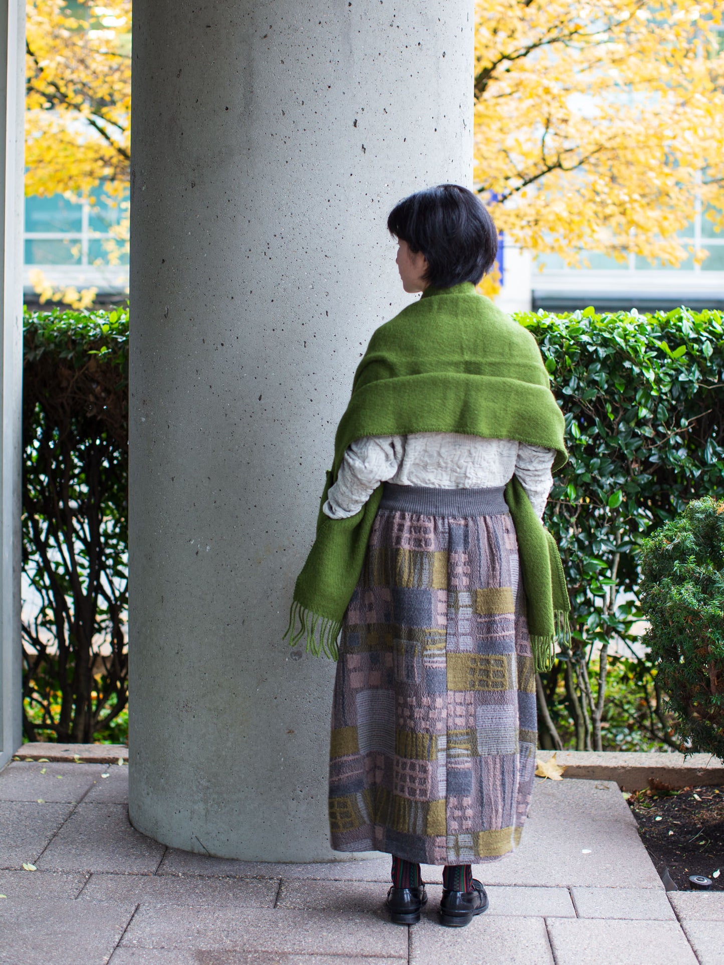 Lapuan Kankurit UNI Pocket Shawl (Olive)