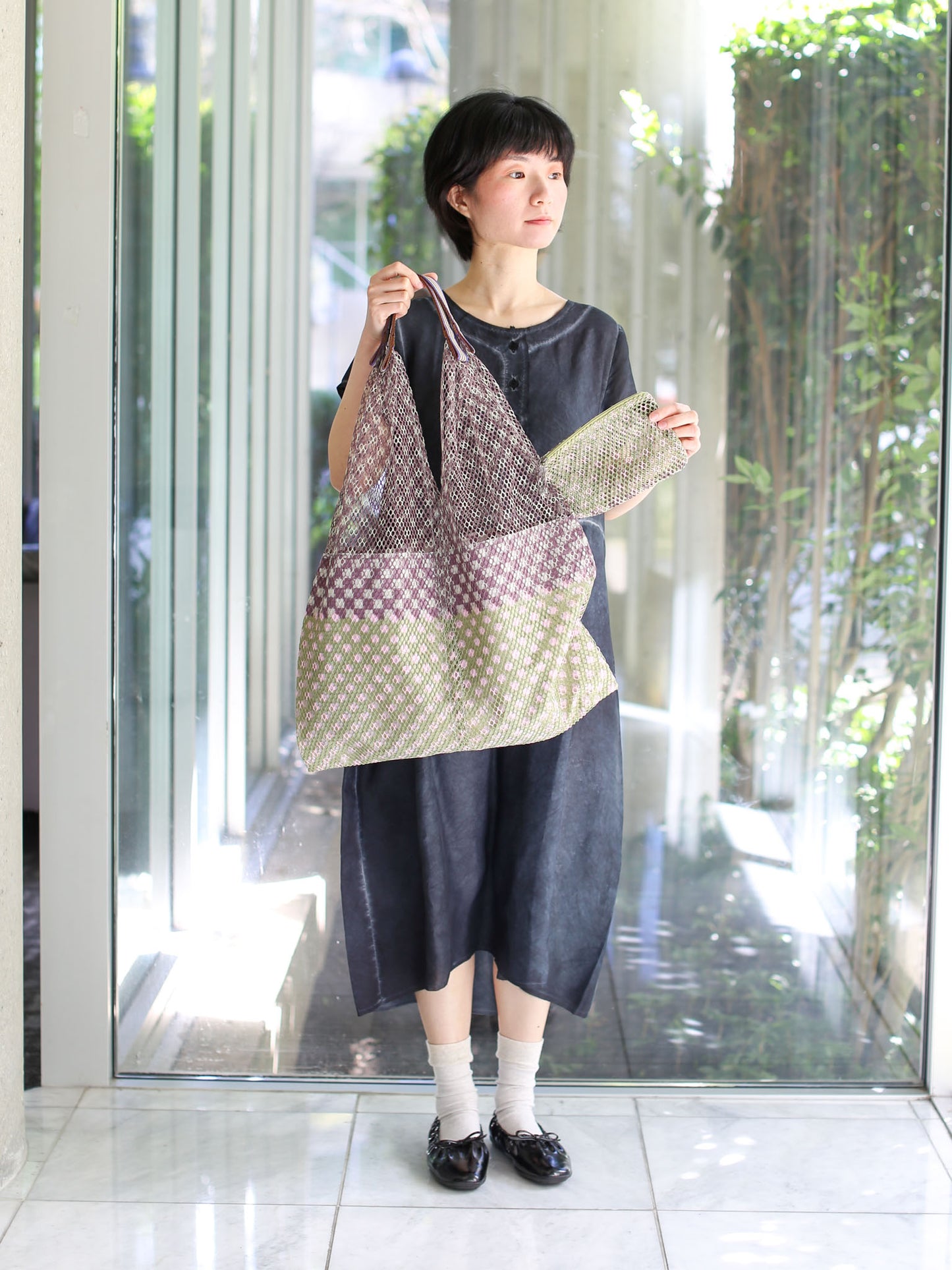 SS26 ÉPICE Paris Elziver Triangle B2638 Bag - Moss