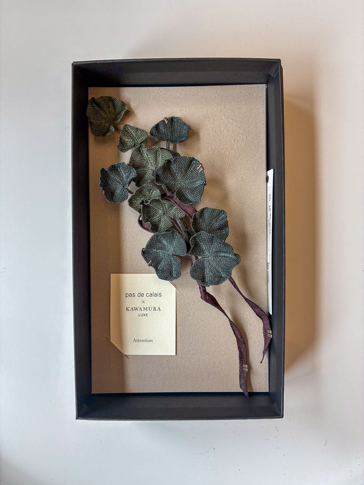 Pas de Calais x Kawamura Luxe Brooch - Green