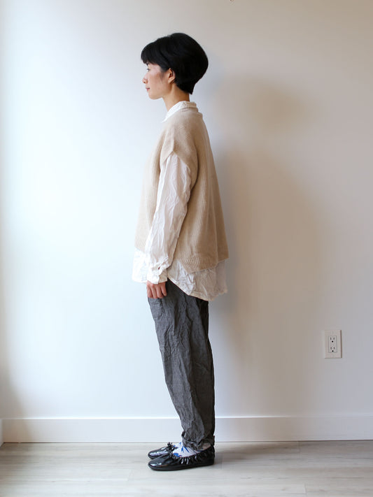 Pas de Calais Wool/Cashmere Vest - Cream