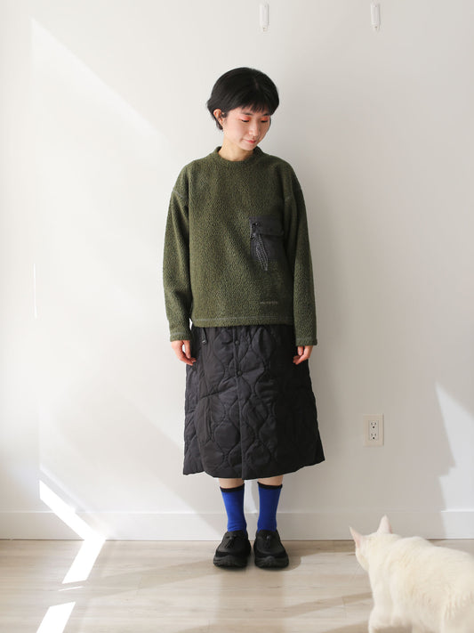 And Wander Women's Re Wool Crew Neck - Khaki