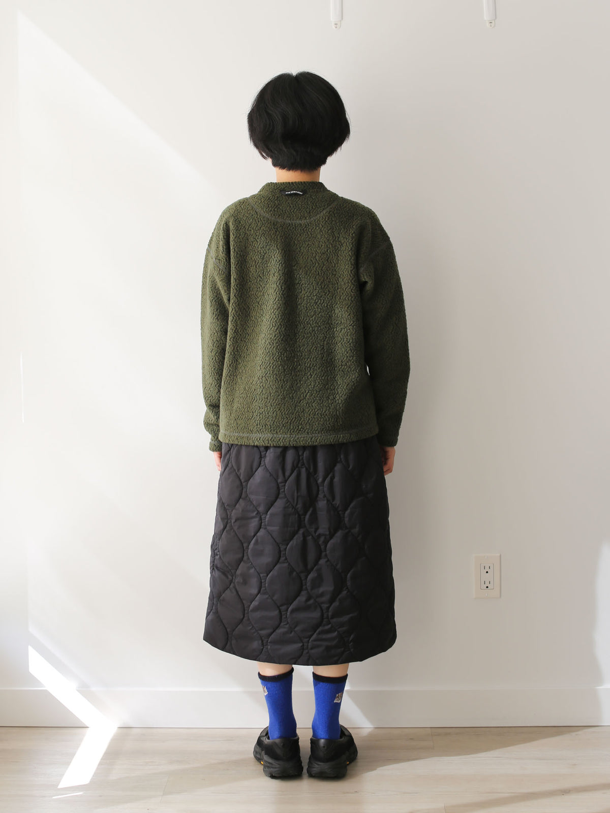 And Wander Women's Re Wool Crew Neck - Khaki