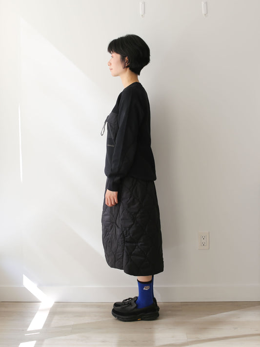 And Wander Women/Men's PE Waffle Tee - Black