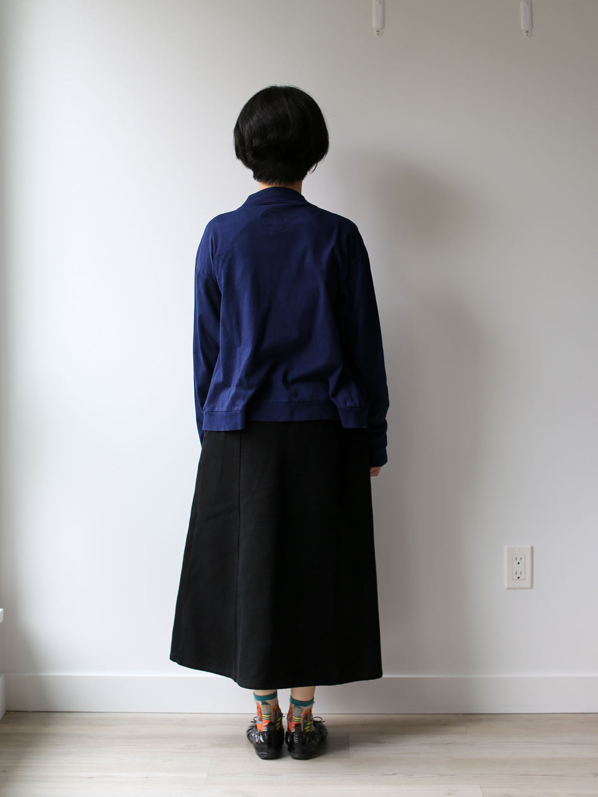 Blue Blue Japan Unisex Knitted Airy Smooth Indigo Haori Cardigan