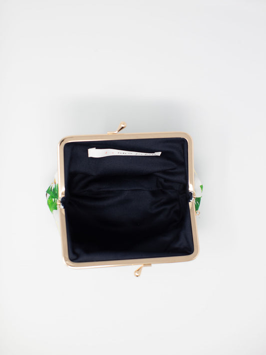 Nishi Shuku Large Clip Purse - Bear and Forest